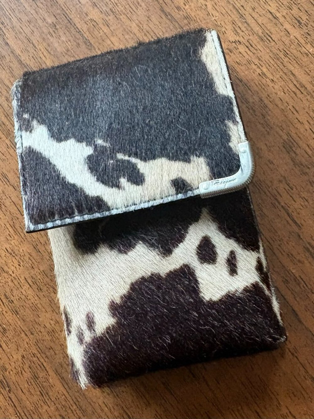 Salvatore Ferragamo Pony Hair Leather Case